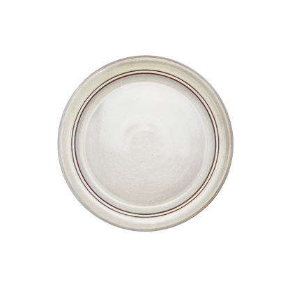 Image Description for Lunch Plate (8.5"): A classic white lunch plate from Clinton Pottery's Handmade Dinnerware Collection. The 8.5-inch plate features a clean and timeless glaze, adding a touch of simplicity and elegance to your dining setting. Its versatile size makes it ideal for serving smaller meals or appetizers with a classic and refined aesthetic.